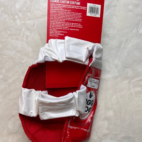 New with tags, Merry and Bright costume for small animals eggnog costume - Picture 4 of 7